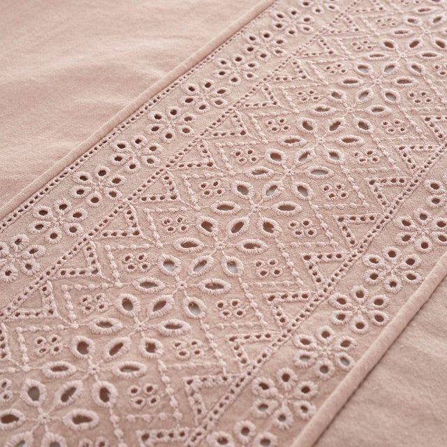 Catherine Lansfield Broderie Anglaise King Duvet Set - British product