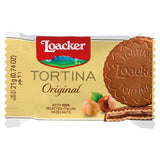 Loacker Original Tortina hazelnut cream wafer 125g, UK version