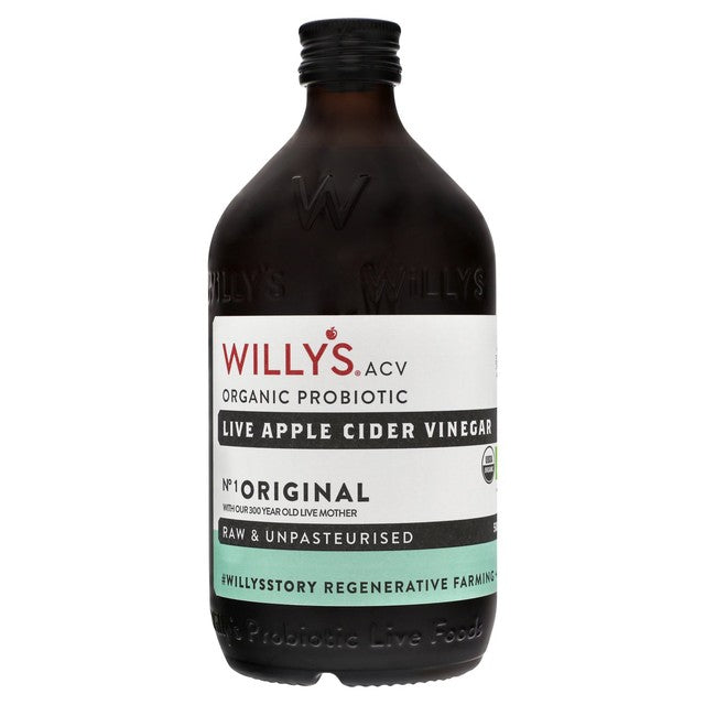Willy's apple cider vinegar with The Mother 500ml (British brand)