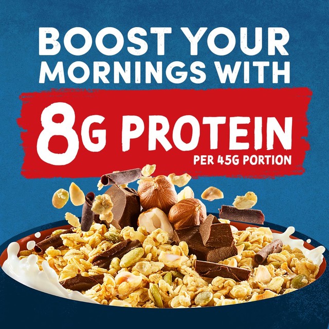 Jordans Protein Boost Chocolate & Hazelnut Granola 400g, UK version