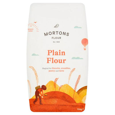 Sainsburys Plain Wheat Flour with Added Nutrients for Baking 3kg- Buy online at McGrocer