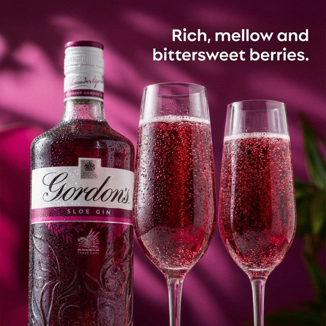 Gordon's Sloe Gin 70cl bottle glass liquid, UK version