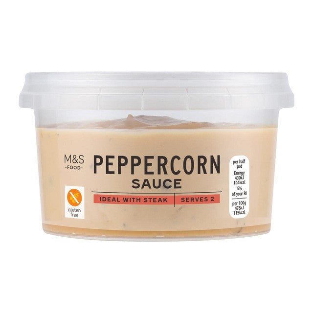 M&S peppercorn sauce 180g - British product
