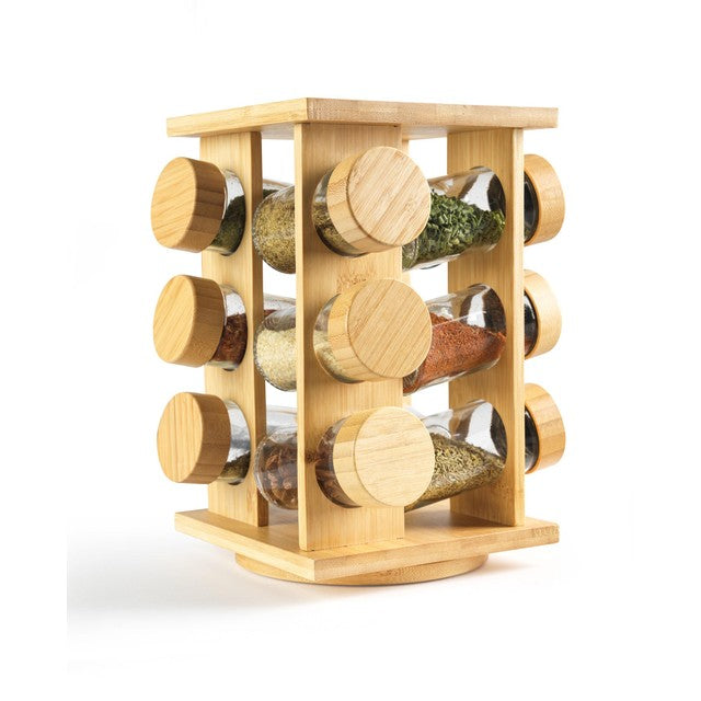 Salter Bamboo 12 Jar Spice Rack (British brand)