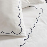 Catherine Lansfield scallop border single duvet set - British product