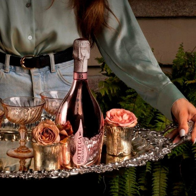 Bottega Pink Gold Prosecco Rosé 75cl - British product