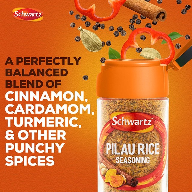 Schwartz Pilau Rice Seasoning 65g (British brand)
