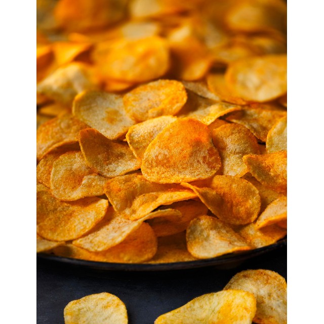 M&S prawn cocktail crisps 150g, imported from the UK