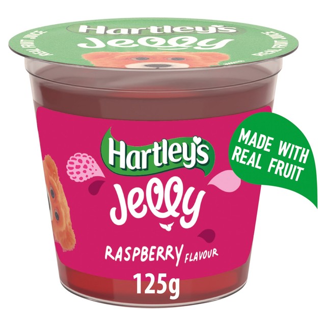 Hartley's raspberry jelly pot 125g, UK version