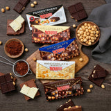 Novi dark chocolate bar with whole hazelnuts 130g, imported from the UK
