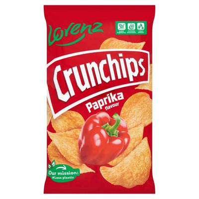 M&S Lorenz Crunchips Paprika Potato Crisps 130g - Achetez en ligne sur McGrocer