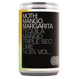 Moth Mango Margarita cocktail in a can - British product