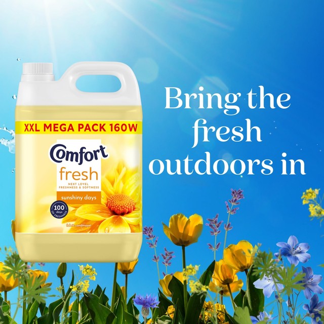 Comfort Sunshiny Days fabric conditioner 4800ml - British product