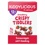 Kiddylicious Crispy Tiddlers snack Strawberry 4 pack, UK version