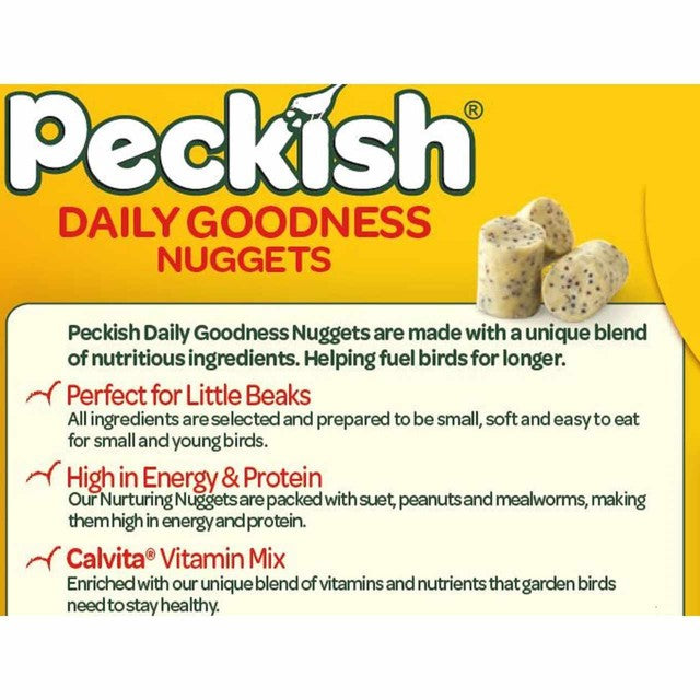 Peckish Extra Goodness Suet Nuggets 1kg, imported from the UK