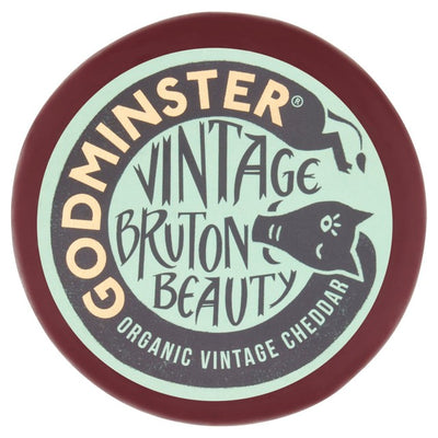 M&S Godminster British Vintage Organic Cheddar Round Cheese 400g- Buy online at McGrocer