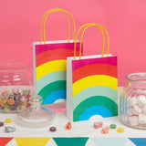 Talking Tables Rainbow Party Bags 8 Pack, imported from the UK