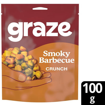 M&S Graze Røkt BBQ Crunch Vegansk Snack Mix 100g- Kjøp online hos McGrocer