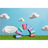 Adios compostable dog poo bags Rainbow - British product