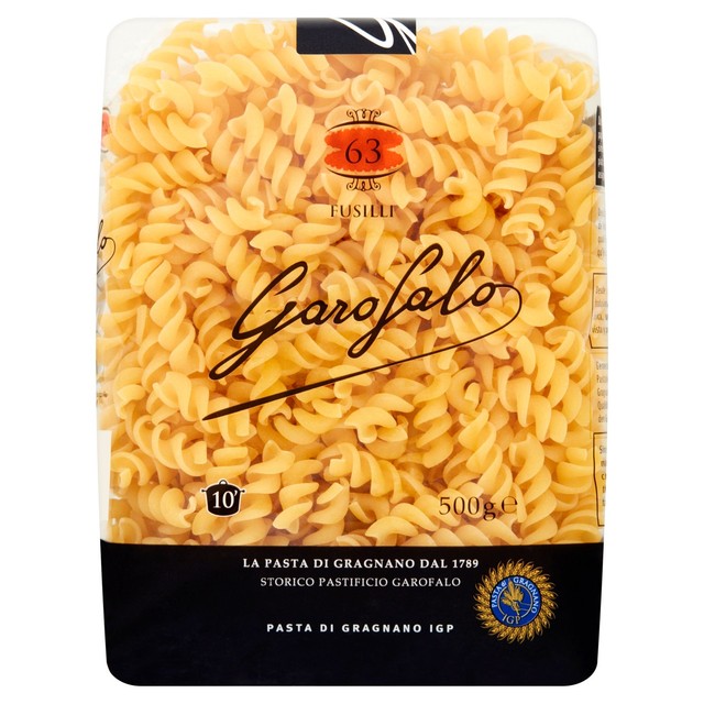 Garofalo fusilli pasta 500g, UK version
