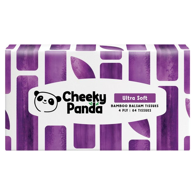 The Cheeky Panda Bamboo Balsam Tissues 64 Pack (British brand)