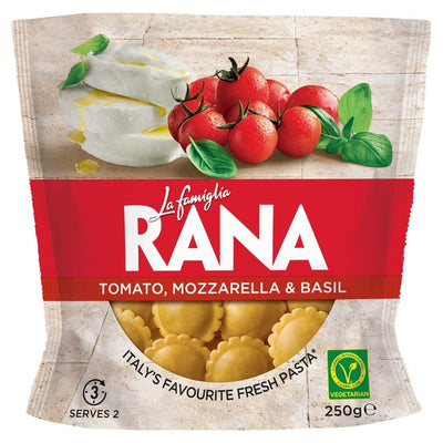 Rana Tomato, Mozzarella & Basil Fiore Fresh Filled Pasta 250g