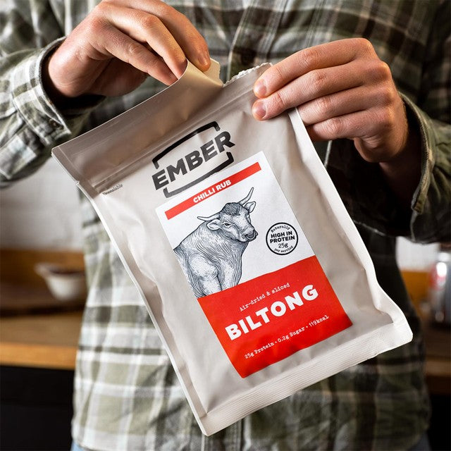 Ember Snacks Chilli Biltong 250g - British product