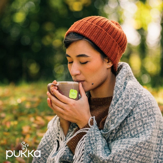 Pukka lemongrass and ginger herbal tea x20 tea bags imported from the UK