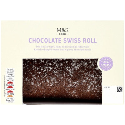 M&S Chocolate Swiss Roll Dessert 360g