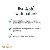 Pukka Supreme Matcha Green Herbal Tea Bags x20, imported from the UK