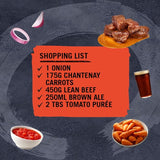 Schwartz beef and ale stew recipe mix 43g (British brand)