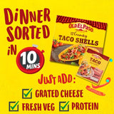 Old El Paso Garlic & Paprika Taco Seasoning Mix 25g, imported from the UK
