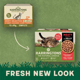 Harringtons wet cat food meat in jelly multipack 12 x 85g, UK version