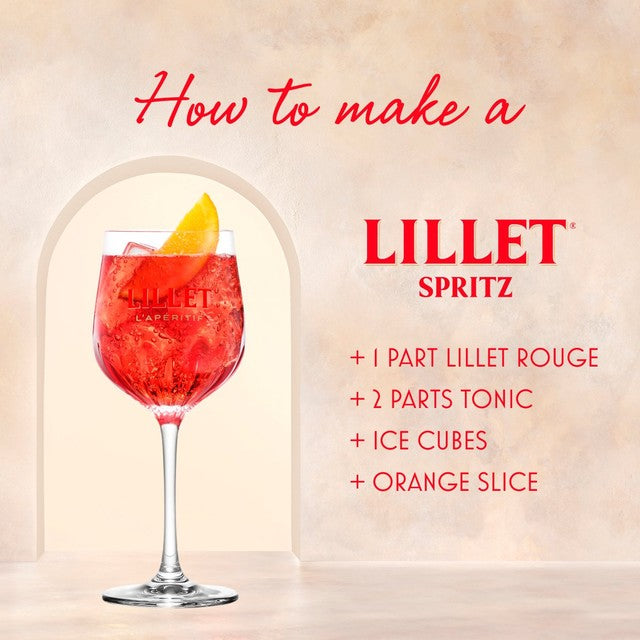 Lillet Rouge aperitif 75cl, UK version