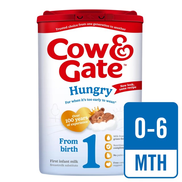 Cow & Gate Hungry First infant milk formula from birth 800g - British product