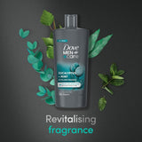 Dove mint and eucalyptus shower gel 700ml - British product
