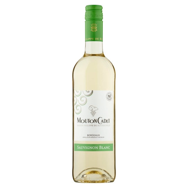 Mouton Cadet Sauvignon Blanc Bordeaux white wine 75cl, imported from the UK