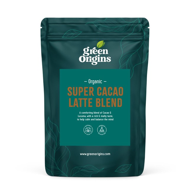 Green Origins Organic Super Cacao Hot Chocolate Blend 100g, UK version