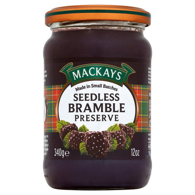 Mackays steinfri bjørnebærsyltetøy 340g