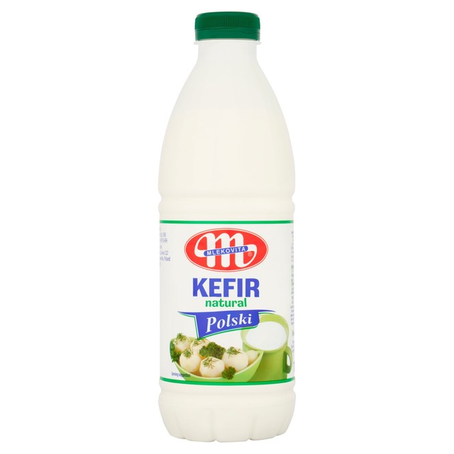 Mlekovita Natural Milk Kefir Drink 1L, imported from the UK