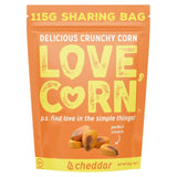 Love Corn cheddar crunchy corn snack - British product