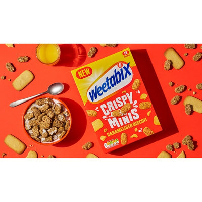 Weetabix Crispy Minis Karamell-Keks Frühstückscerealien 500g