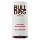 Bulldog Black Pepper & Vetiver Natural Roll-On Deodorant - British product