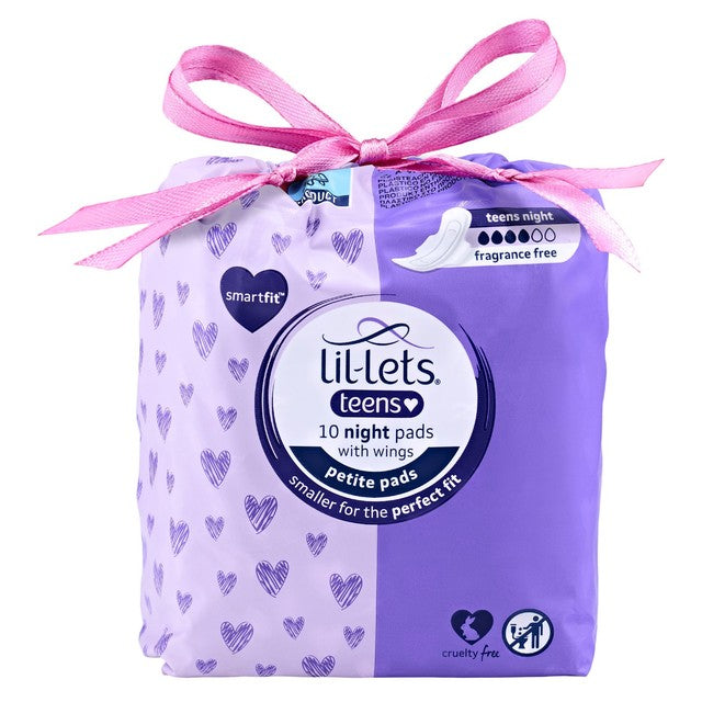 Lil-Lets night sanitary towels 10 pack, UK version