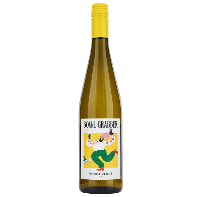 Bowl Grabber Vinho Verde white wine 75cl - British product