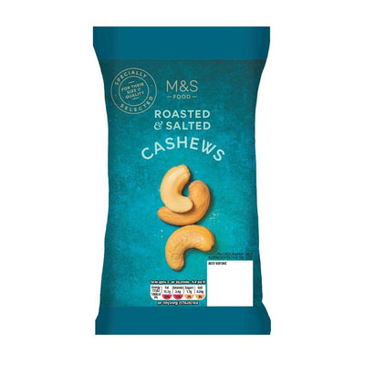 M&S Ristede og saltede cashewnøtter 250g