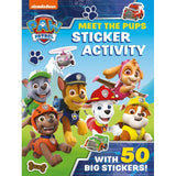 Paw Patrol Meet The Pups sticker activity book, imported from the UK