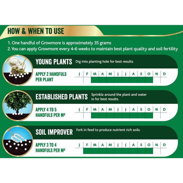Westland Growmore garden fertiliser 1.5kg (British brand)