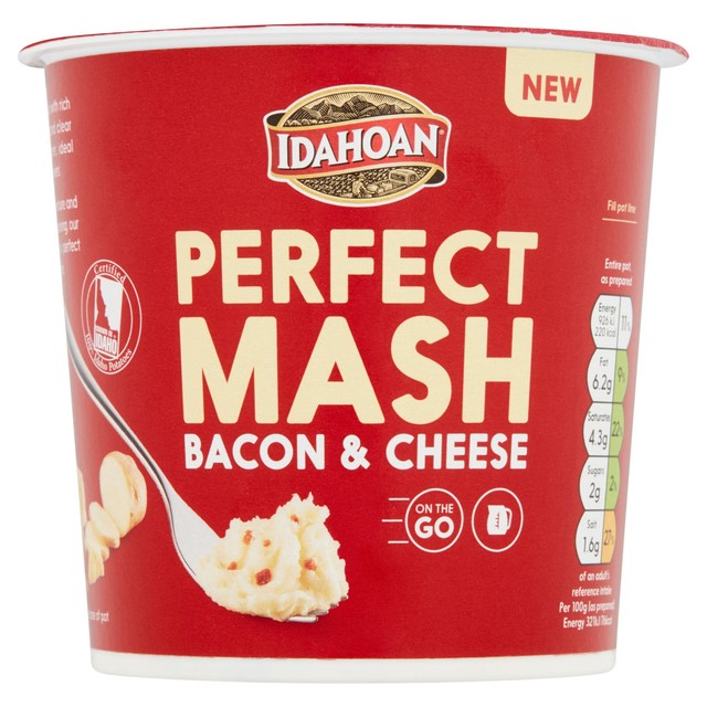 Idahoan bacon and cheese mash pot 55g, UK version