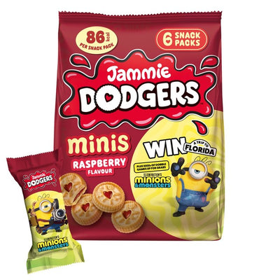 M&S Jammie Dodgers Raspberry Shortcake Biscuits Minis 6 x 20g- Buy online at McGrocer